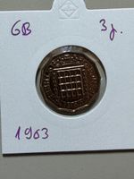 GB - 3 pence - 1963