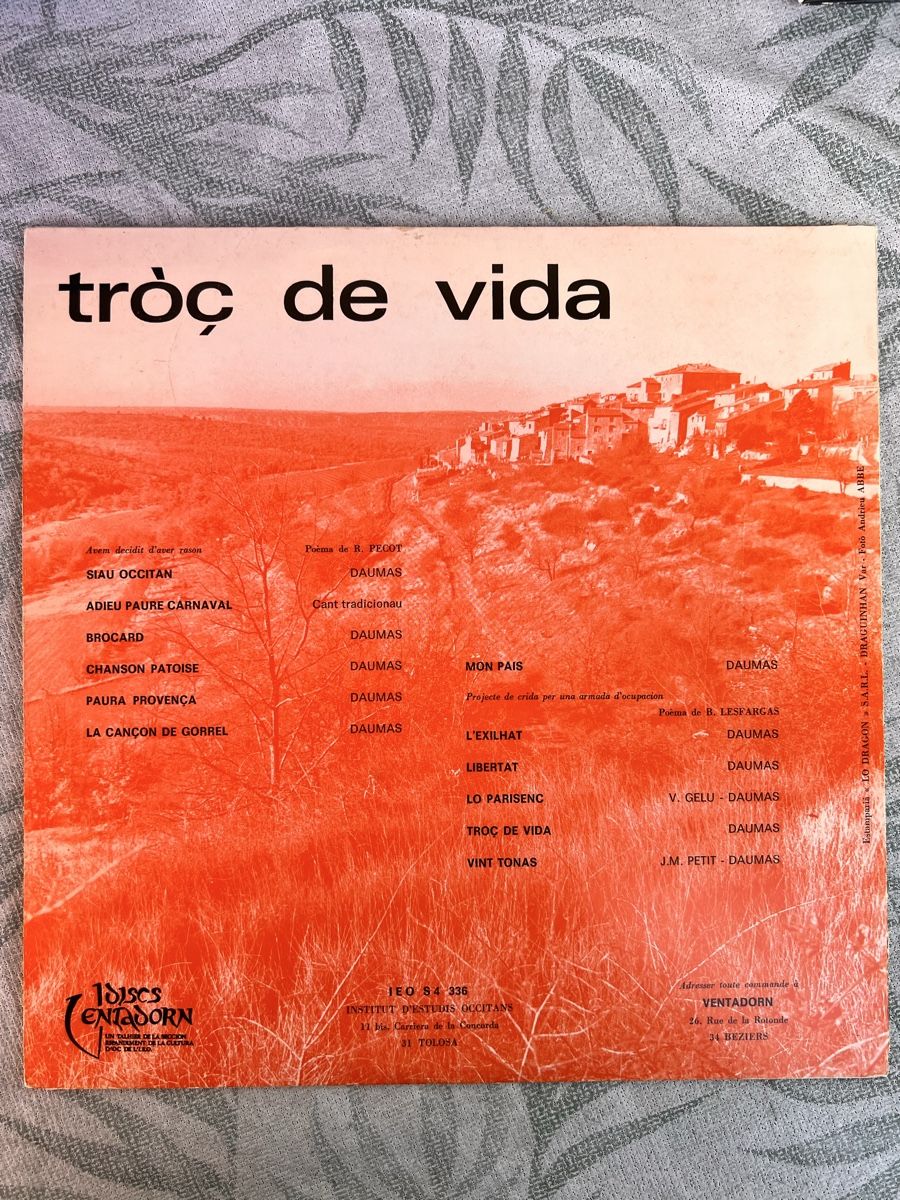Dischi in vinile: Daumas Tròc de Vida Vinyl LP – Usato da Flumenthal venduto da 19Frei.Wild93 1