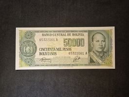 Bolivien - 50000 Pesos - 1984