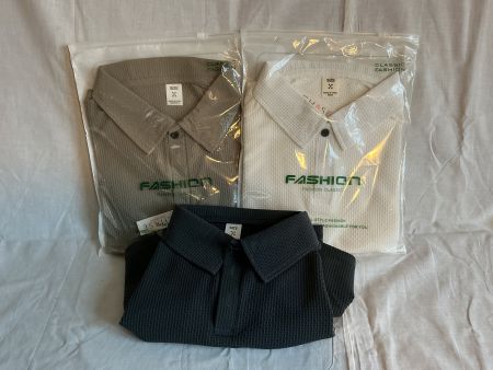 Kurzarm-Poloshirt 3 Stück