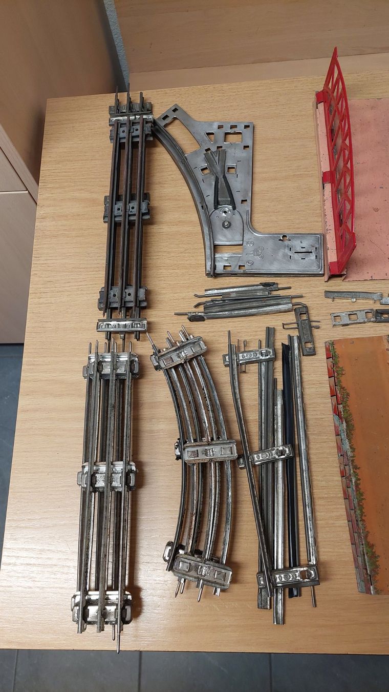 Modellini di ferrovie: Tinplate Bastelware Spur 0 – Difettoso da Wädenswil venduto da Frosch33 1