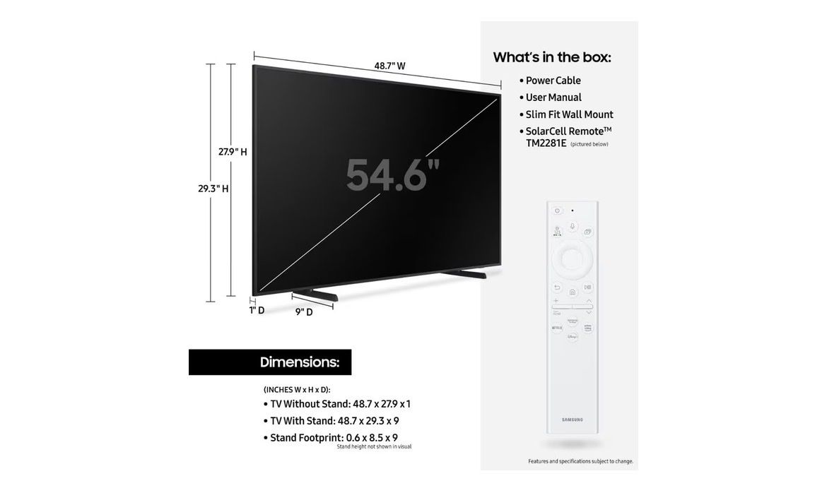Televisori: Samsung 54.6" Smart TV  – Usato da Zürich venduto da vba_b8vf 3