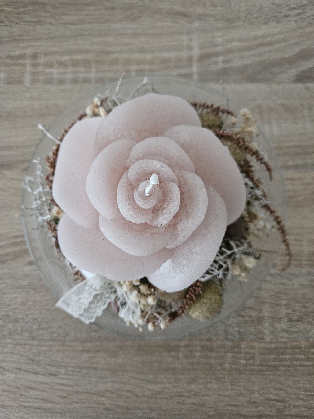 Kerzen: Romantische Rosenkerze mit Deko – Neu (gemäss Beschreibung) aus Wauwil von seriously3 2