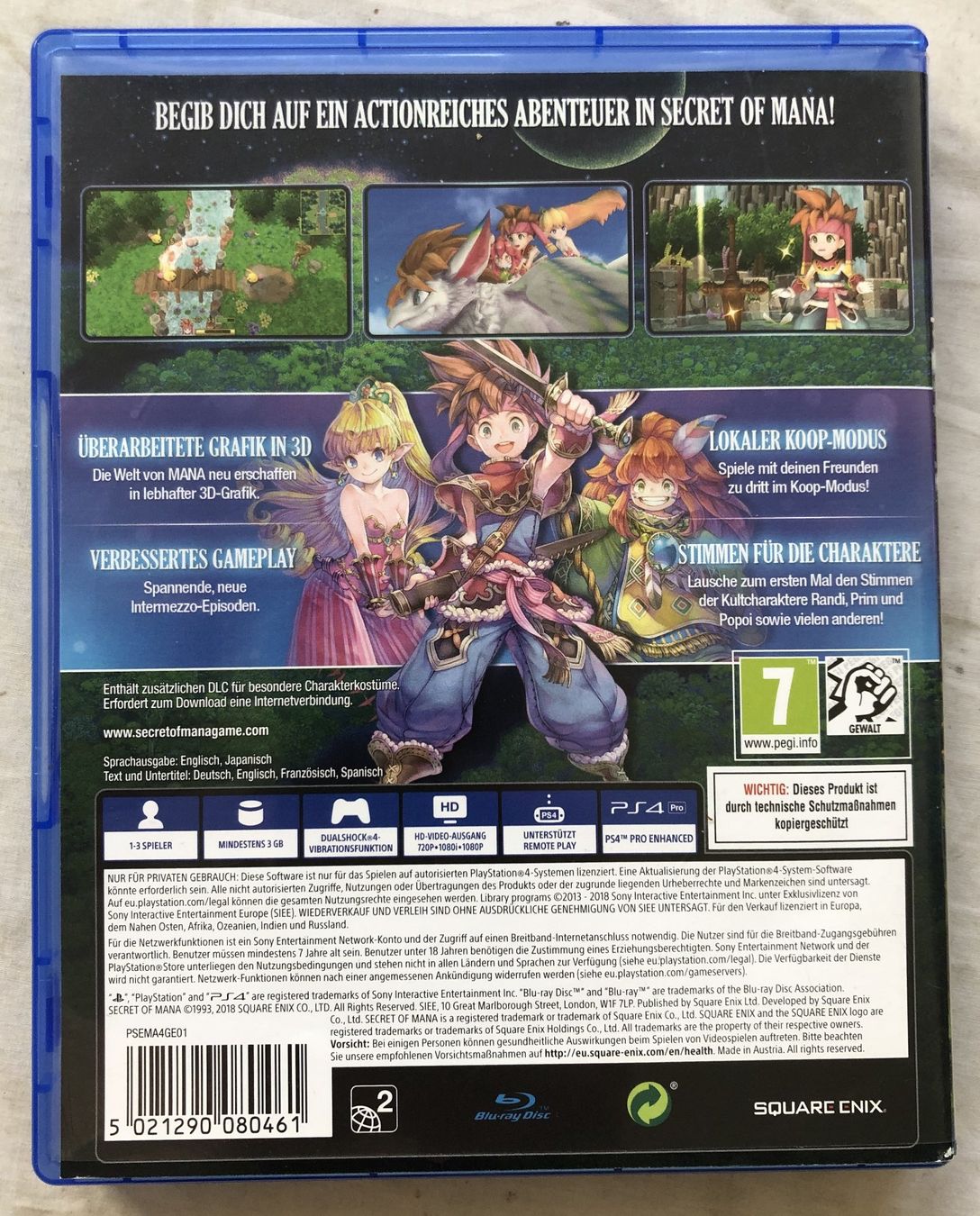 Giochi: PS4 - SECRET OF MANA – Usato da Schaffhausen venduto da durruti 2