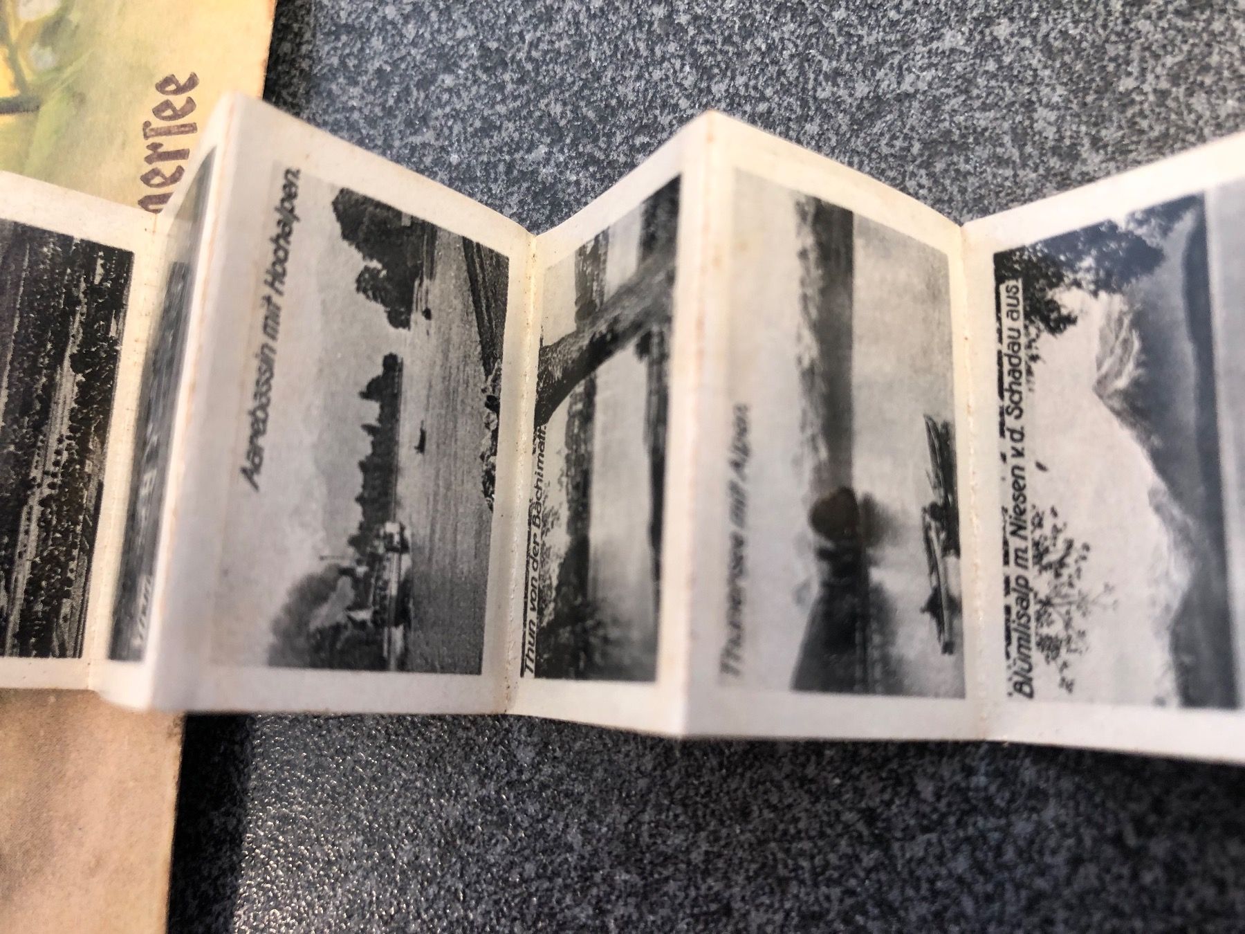 Ansichtskarten: GRUSS vom THUNERSEE - rare LEPORELLO- Ansichtskarte – Gebraucht aus Winterthur von SchatzchischtliWinti 4