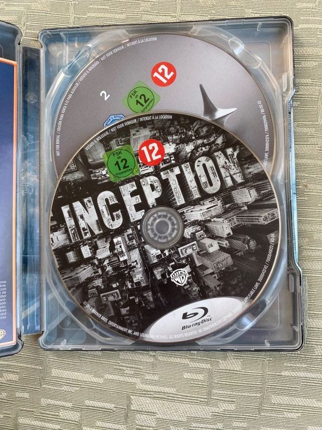 Tutti i DVDs: DVD Blue Rey Disc Inception mit Leonardo Di Caprio – Usato da Diessenhofen venduto da Albin00 1