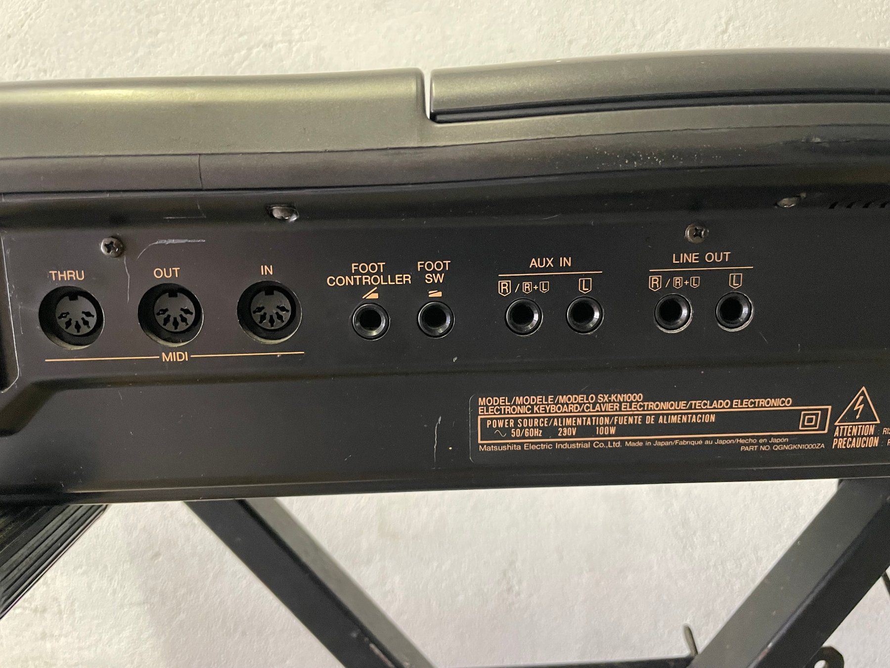 Technics Strumenti musicali: Technics KN 1000 Keyboard – Usato da La Croix (Lutry) venduto da netrajet 4