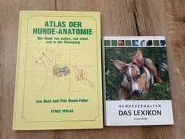 Zwei Hundebücher Anatomie und Verhalten