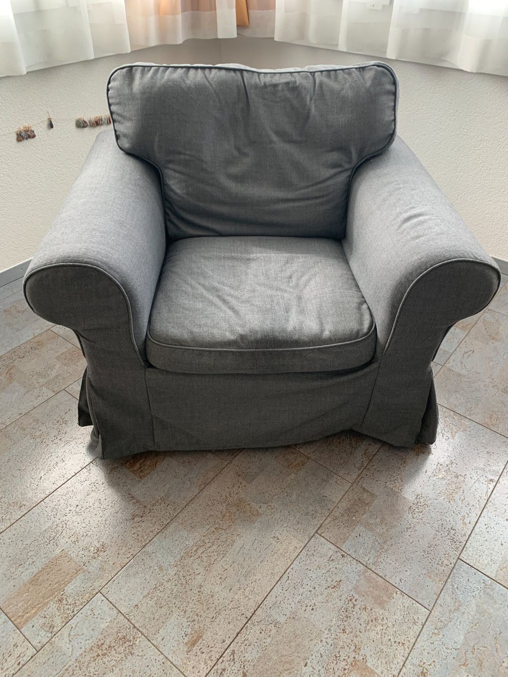 Ikea Poltrone: Sessel IKEA Ektorp dunkelgrau **SCHNÄPPCHEN** – Usato da Waldkirch venduto da kanada015