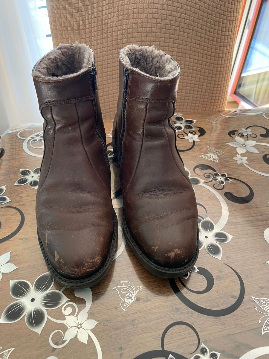 Scarpe da uomo: Warme Herren Winterstiefel, Braun, Grösse 41 – Usato da Teufen AR venduto da evi_77q5 1