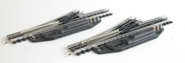 Trix 2 Weichen elektrisch 4361 links Spur H0