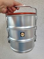 🇨🇭 Top Vintage Lunchbox Aluminium 3-teilig "MARCO" 70er