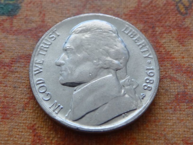 Tutti le monete: USA 5 Cents 1988 – Usato da Romanel-sur-Lausanne venduto da Swift13