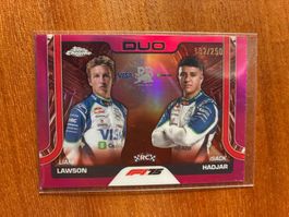 Topps Chrome Lawson / Hadjar /250