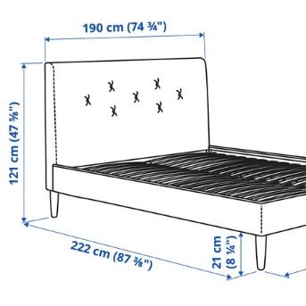 Ikea Lits: Bett IKEA Idanäs – D'occasion à Bern par muriellecst 4