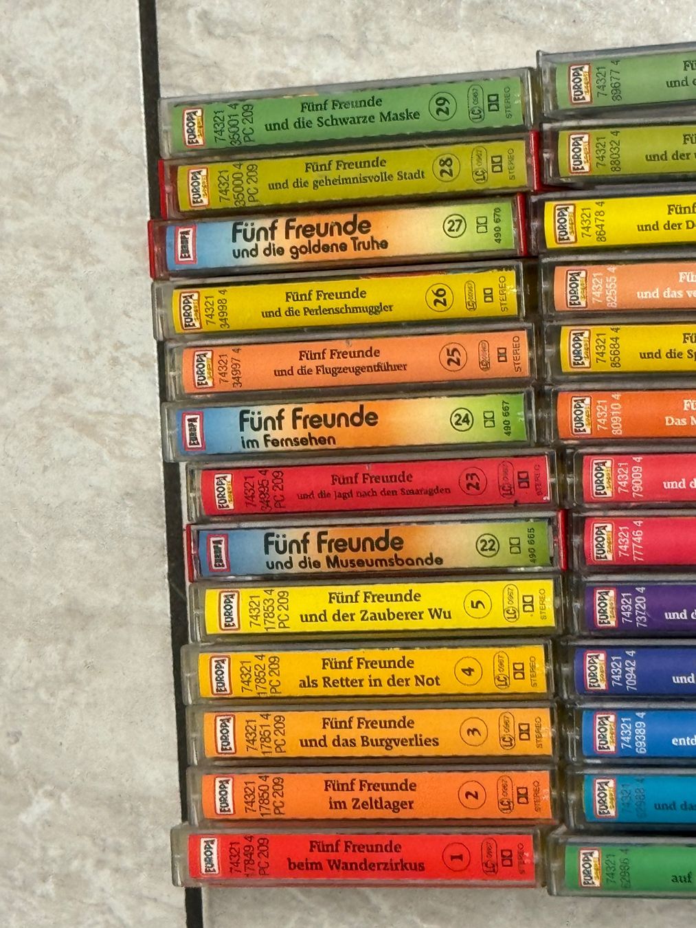 Musicassette: 59 Kassetten Fünf Freunde – Usato da Kaiseraugst venduto da Drasa 2