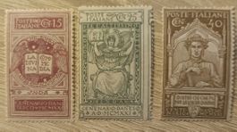 Sellos de Italia 1921  600th aniv of the death of Danté.