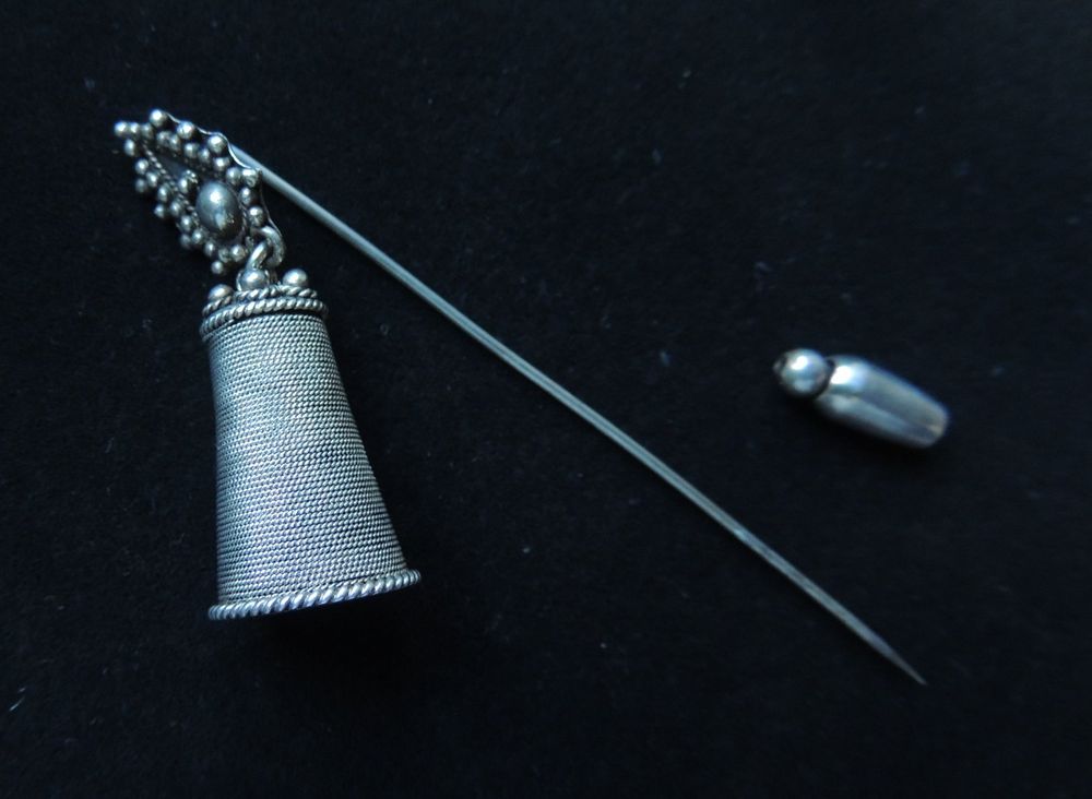 Freimaurer Reversnadel Silber - 9,5 Cm Hoch Weiß