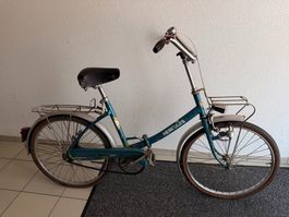Seltenes Retro Faltrad von Hercules, funktionstüchtig