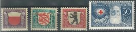Série Pro Juventute 1928, neuf *