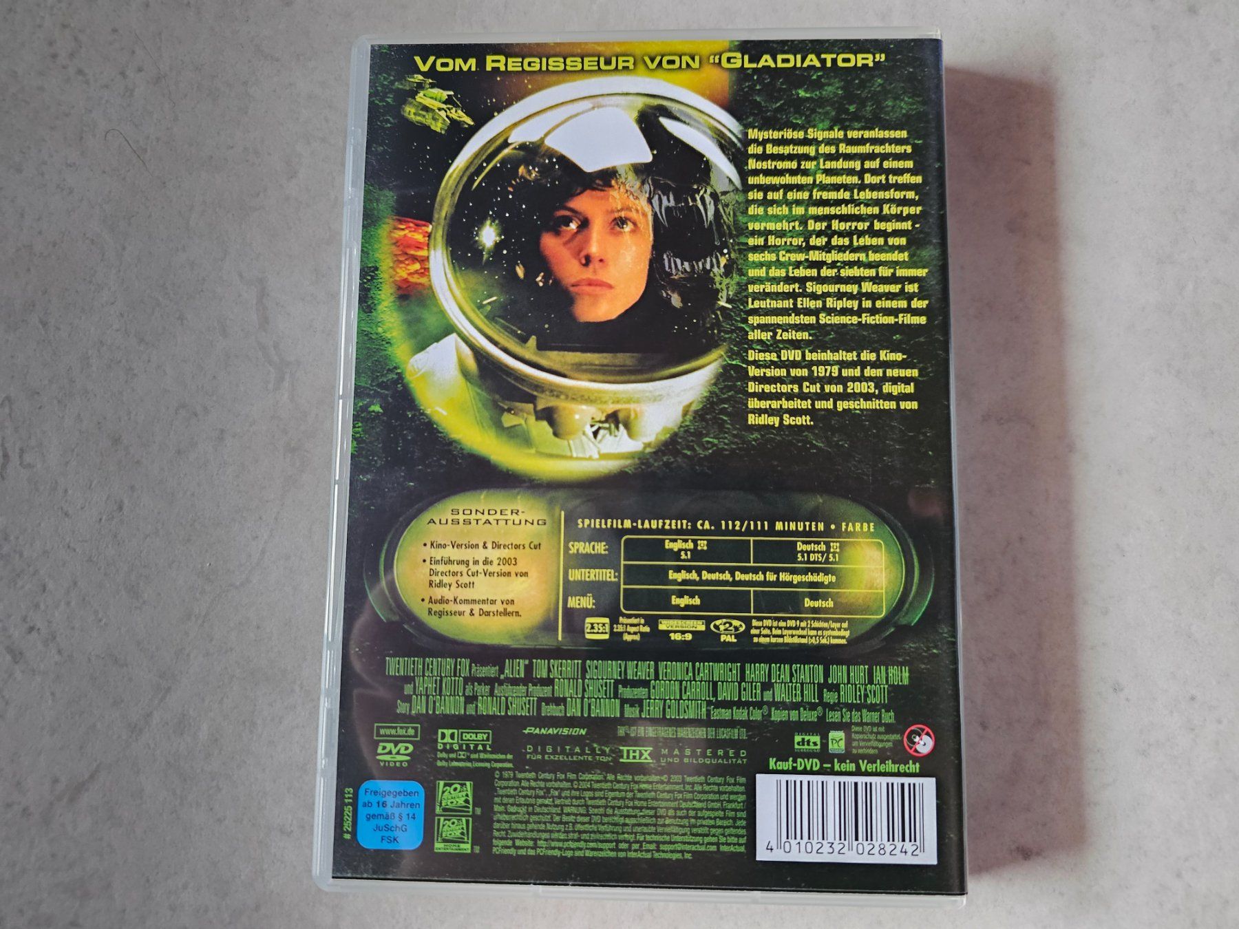 Alle DVDs: Alien  -  Director's Cut – Gebraucht aus Schneisingen von  1