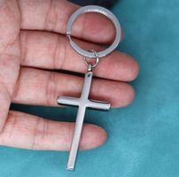 ★Kreuz Schlüsselanhänger in Silber – Stilvoll und Praktisch★