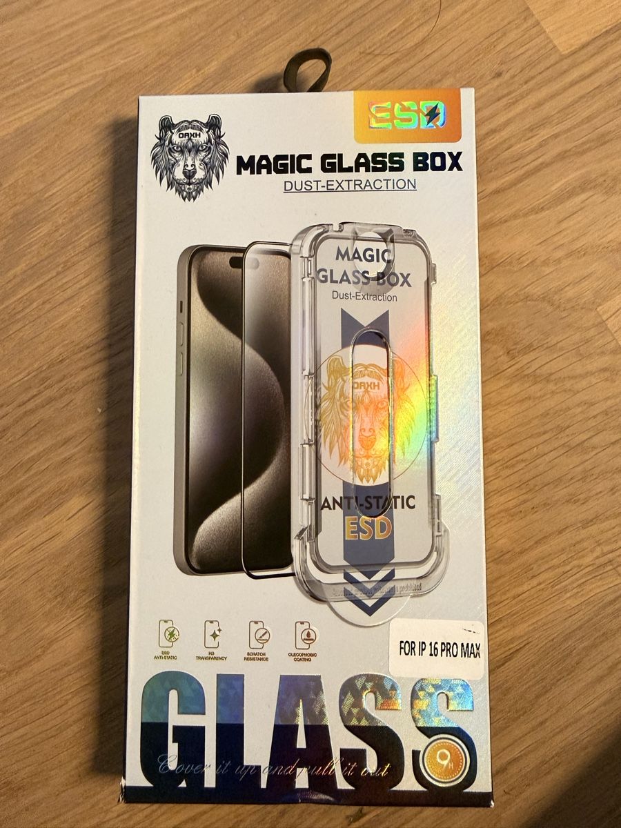 Apple Covers & Schutzfolien: Panzerglas iPhone 16 Pro Max – Neu und originalverpackt aus Zollikofen von S.Hontas