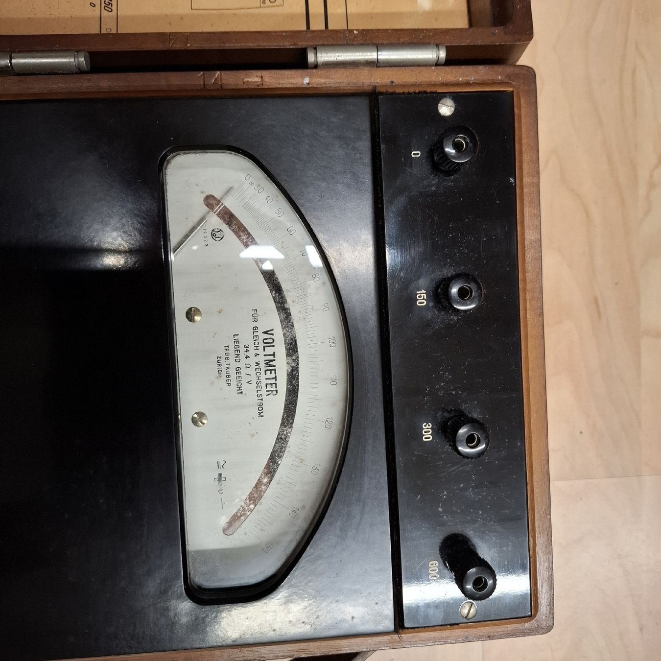 Misurare: Dynamisches Präzisions-Voltmeter Trüb, Täuber & Co. 1946 – Usato da Strengelbach venduto da Zimba03 1