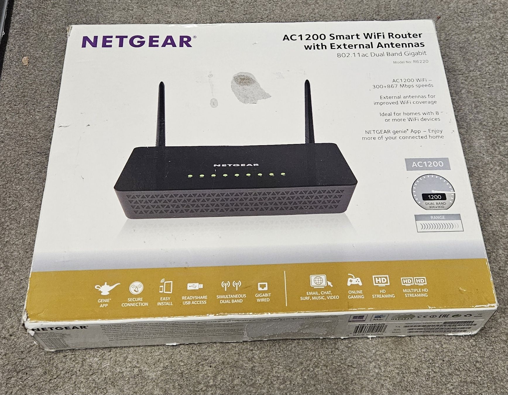 Netgear Modem & Router: NETGEAR AC1200 WIFI Router – Usato da Dachsen venduto da Topparts1 3