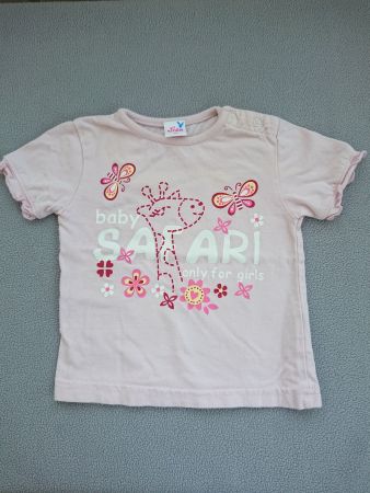 Baby Girl T-Shirt Smile Gr. 68 100% Baumwolle
