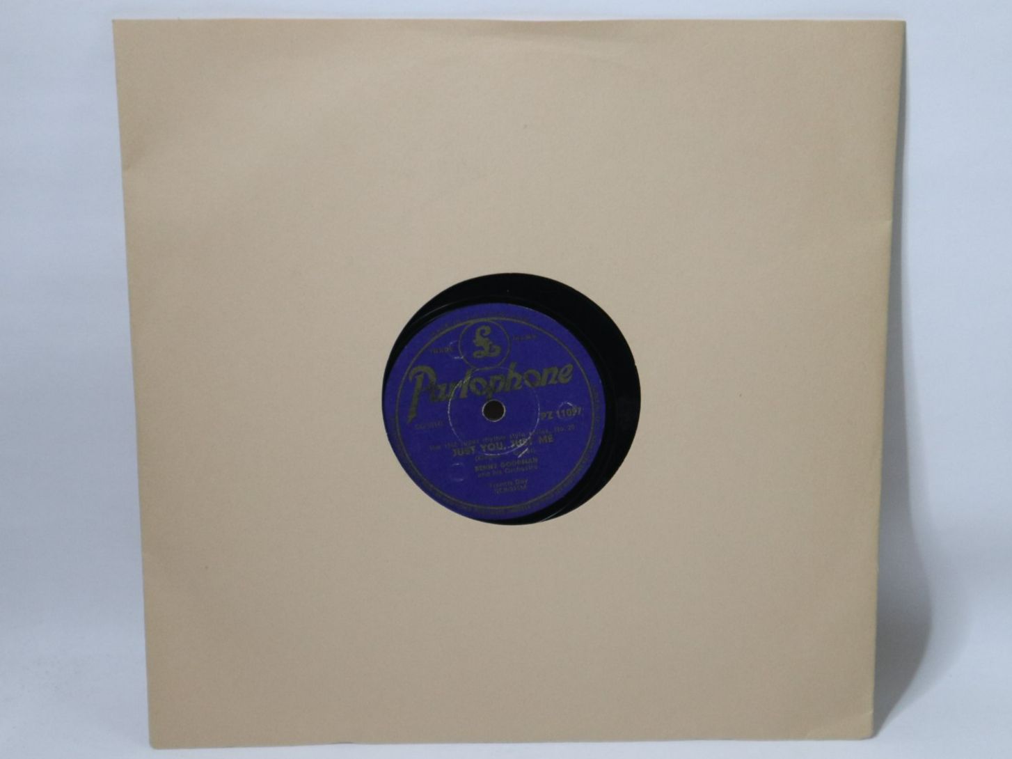 Schallplatten: Schellack Benny Goodman Just You, Just Me Schellackplatte – Gebraucht aus Eschenbach SG von Astalavista