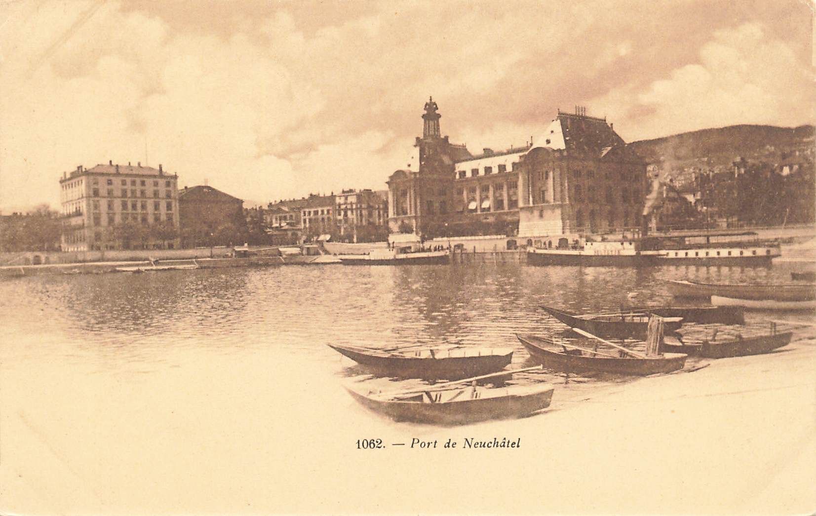 Cartoline postali: Port Neuchatel – Usato da Biasca venduto da Blenio71