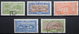 Island ex. Kat. 114-119 gest. 1925