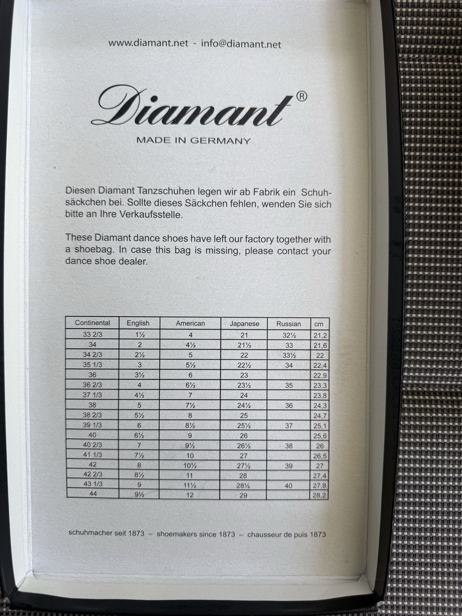 Scarpe da donna: Diamant Tango Tanzschuhe Grösse 39  1/3 – Nuovo (secondo la descrizione) da Elgg venduto da dan_f8gv 1