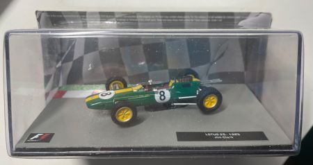 Lotus 25 1963 Jim Clark - Metall 1/43 in Sammlerbox