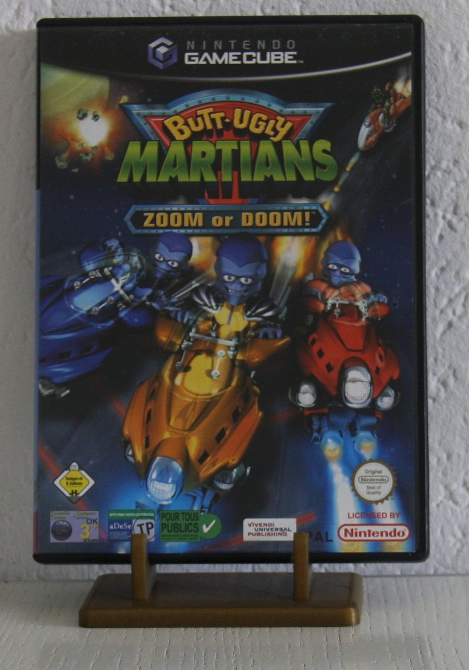 Nintendo Giochi: Gamecube Butt Ugly Martians – Usato da Fisibach venduto da Re-Games24