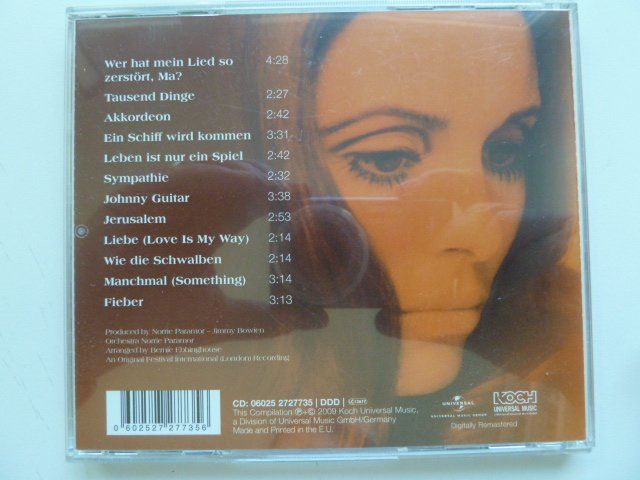 CD: Daliah Lavi - Originale  (vergriffen) – Usato da Au ZH venduto da sikoku 2