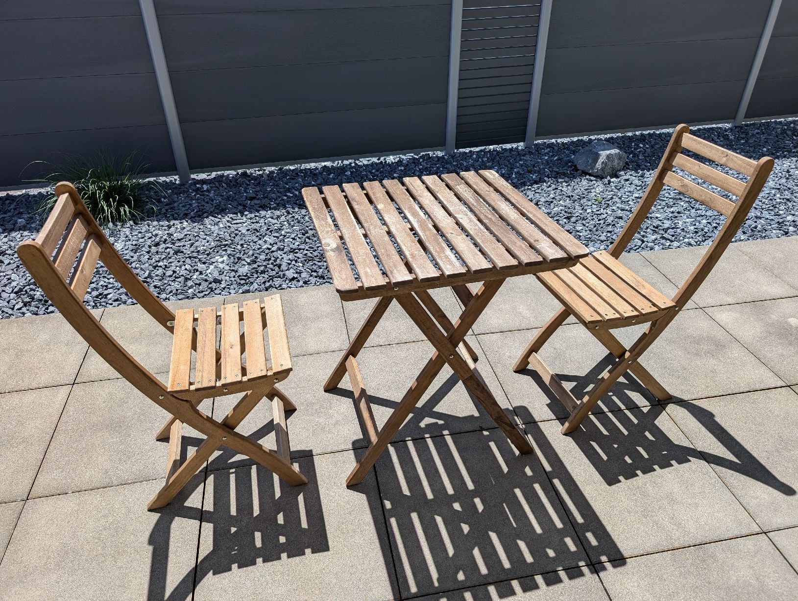Ikea Set di tavolo e panche: Gartentisch mit zwei Stühlen, Askholmen Ikea – Usato da Buttwil venduto da Sadusk