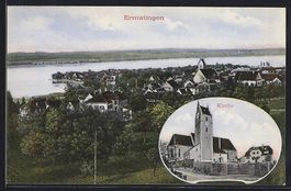 AK Ermatingen, Kirche und Ortspanorama