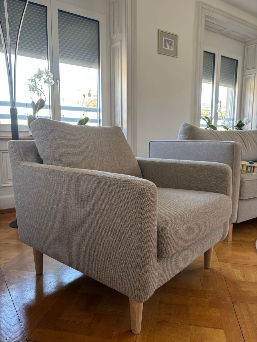 Sofacompany Poltrone: Gemütlicher Sessel in Beige - Sofa Company – Usato da Zürich venduto da Sime23
