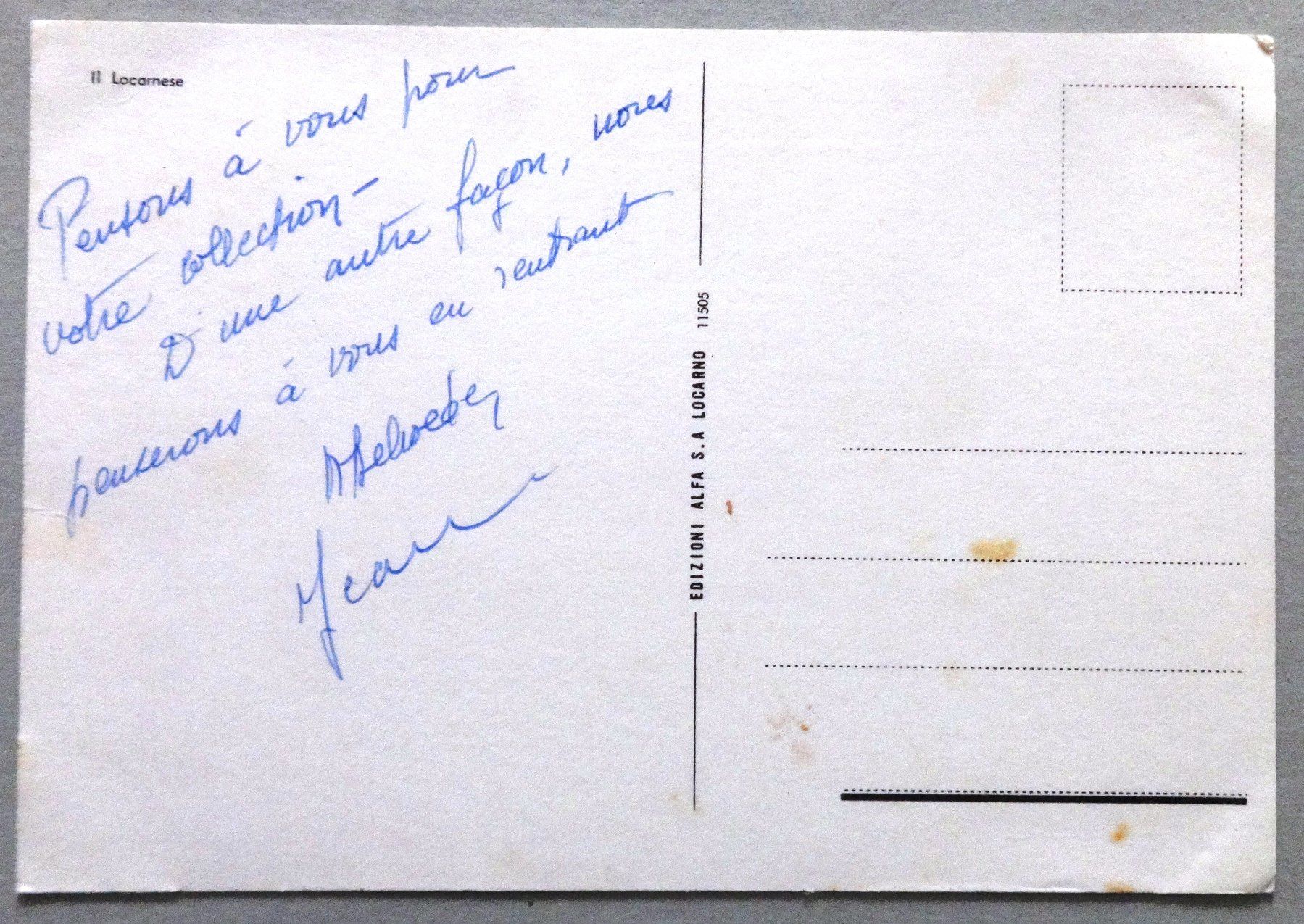 Cartes postales: Il Locarnese – Défectueux à Fétigny par Billy2miny 1
