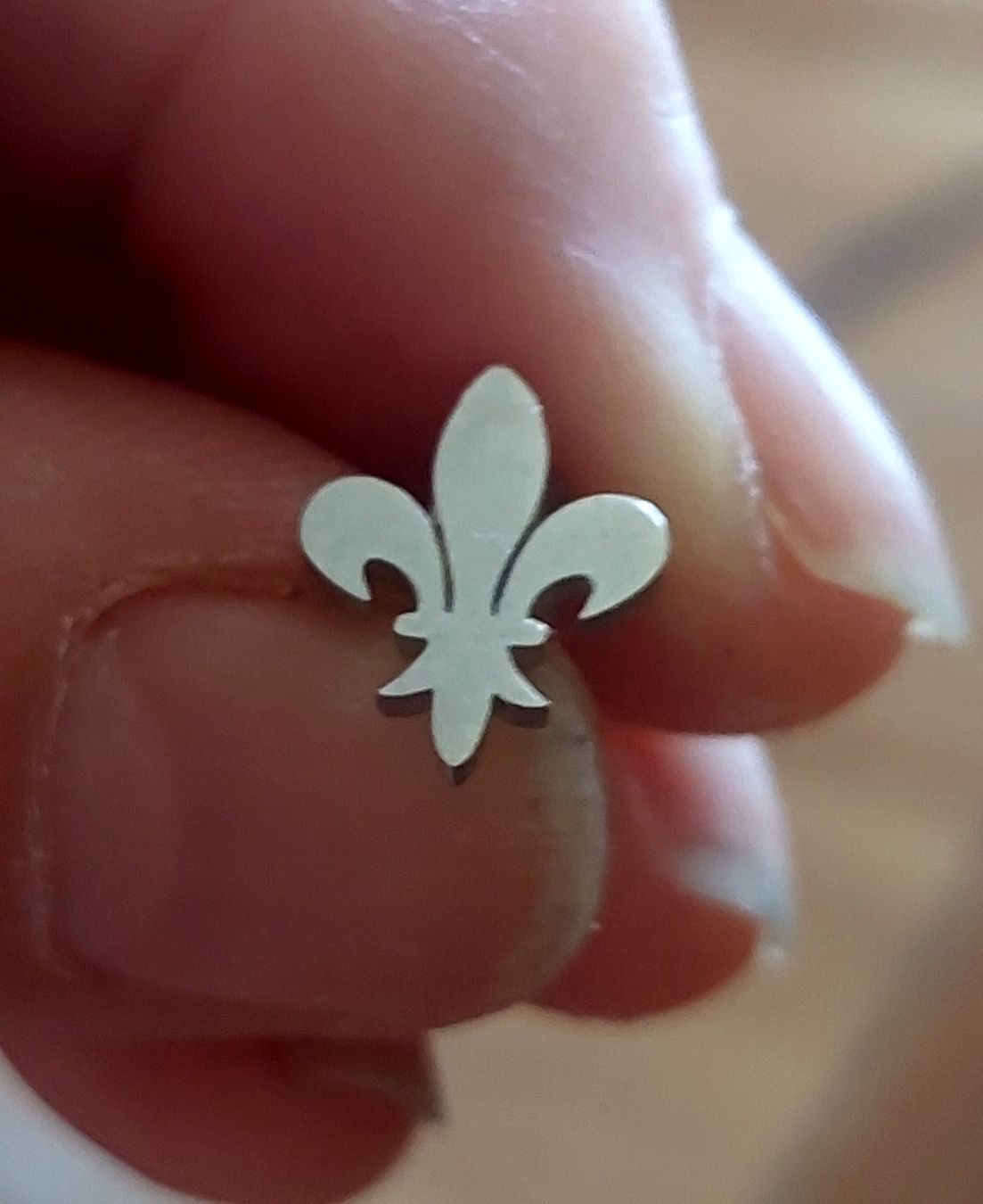 Ohrringe & -stecker: mini boucles d'oreilles fleur de Lys – Gebraucht aus Plan-Les-Ouates von Lolothebest 1