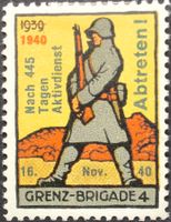 Grenz Brigade 4, 1939 durchstr, 2.WK, Wi Gz 19