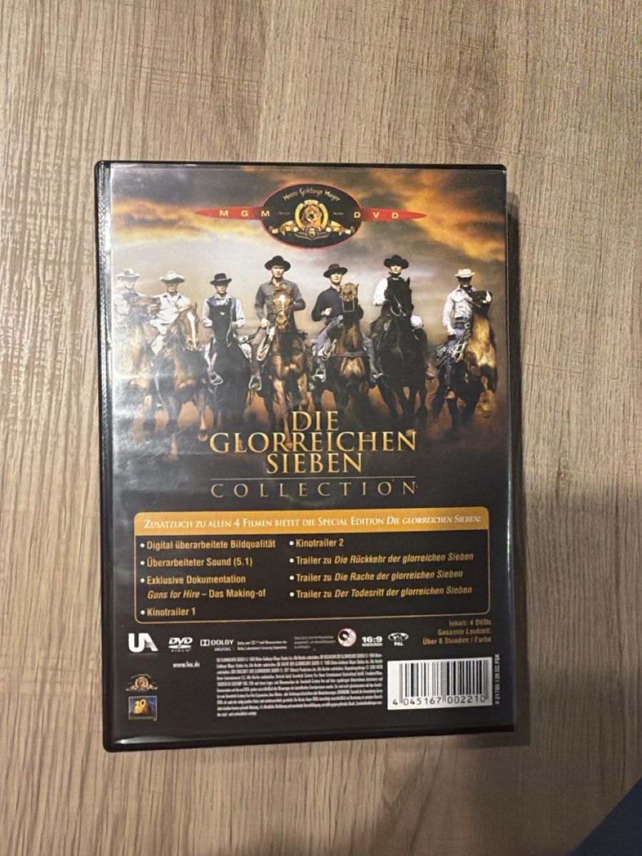 Tutti i DVDs: Die Glorreichen Sieben Collection DVD – Usato da Hagendorn venduto da masterchieff 1