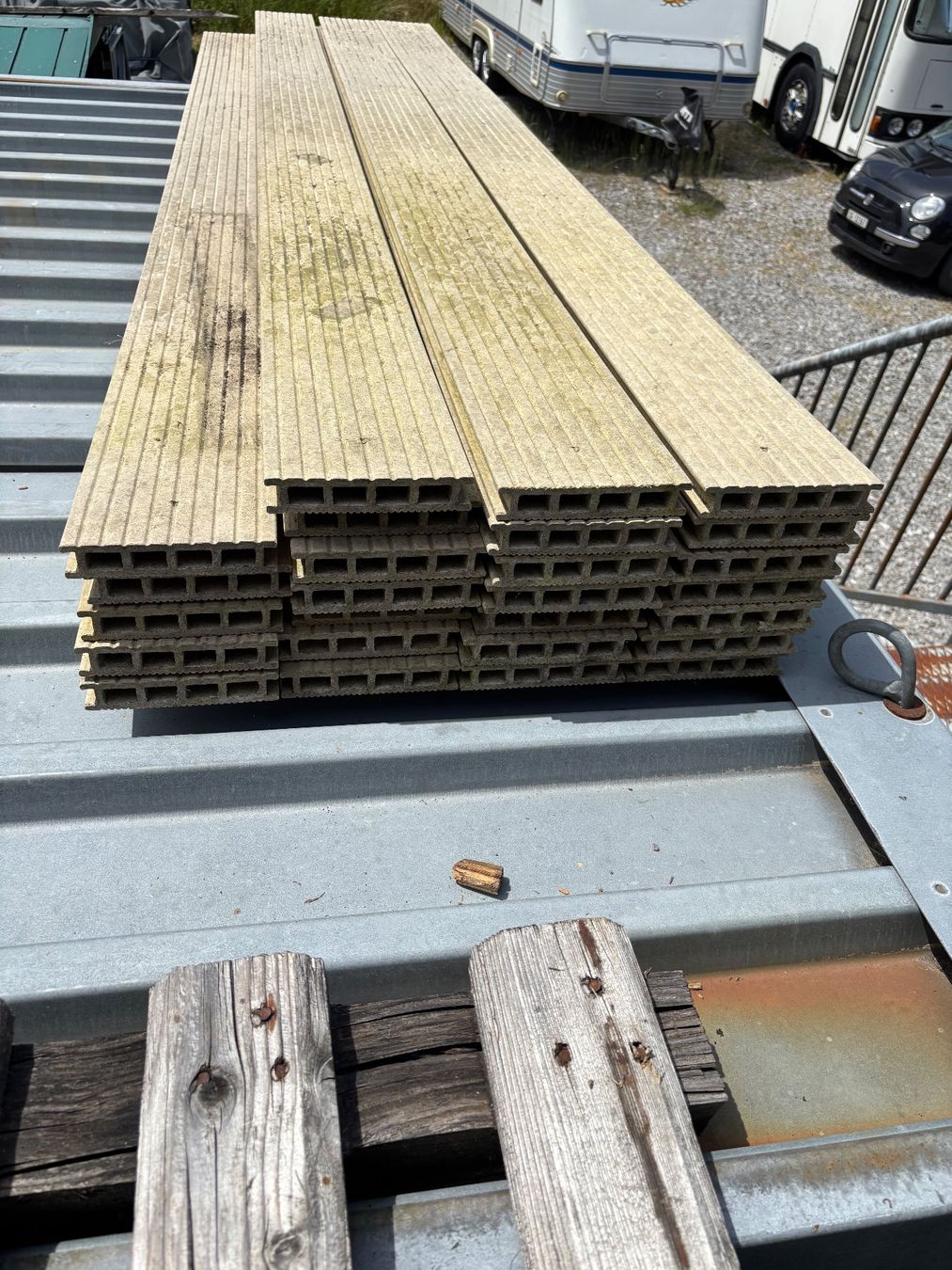 Altro in Decorazioni & Accessori: Podest Gartenpodest Wohnwagenpodest Plattform – Usato da Dietschwil venduto da Weasel44 5