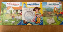 3 Puzzle Bücher Ravensburger ab 2 Jahre