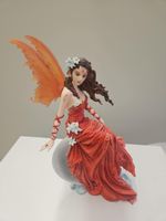 Elfe im Roten Kleid 34cm 
