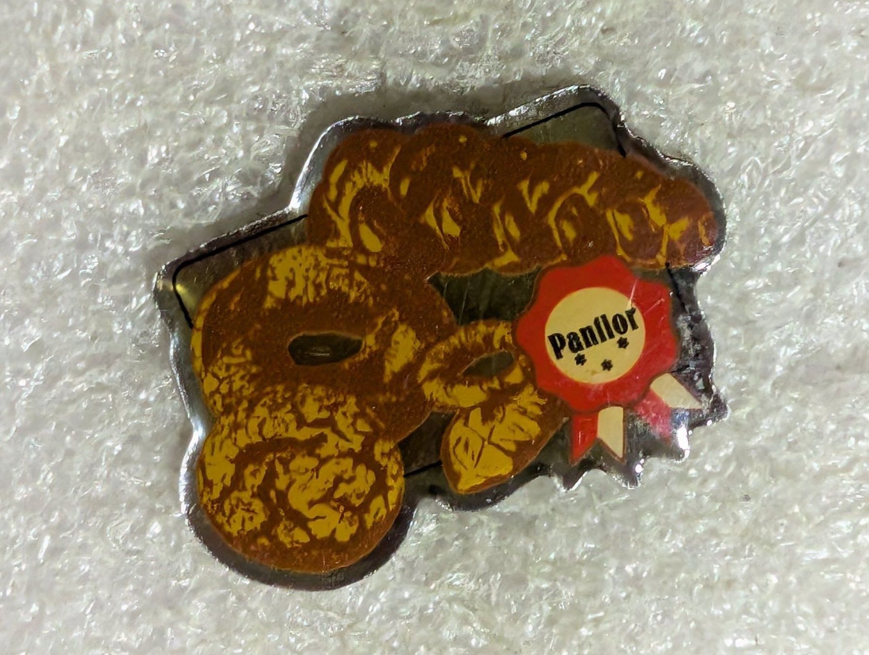 Placchette & Badge: Ansteckpin 117: Panflor – Usato da Oppligen venduto da Pin-Fall-Shop