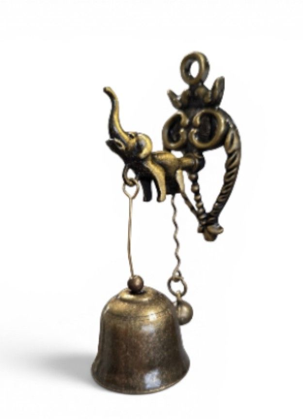 Campanacci mucche: cloche en bronze avec elephant – Nuovo e nell'imballaggio originale da Vernier venduto da 19pigments 1