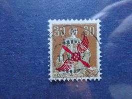 1919 F1 mit glasklarem Vollstempel  TANN - Attest - LUXUS